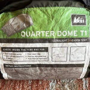 REI Quarter Dome T1 Green Ultralight Tent